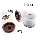 Kuner illy Compatible Refillable 3 Counts Capsules Reusable Filters with all illy Coffee Machine