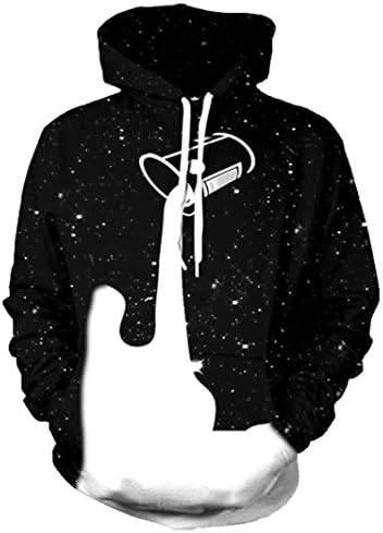 Takra Gold Men Hoodies Color Blocks 3D Print Graphic Casual Sweatshirts