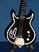 Mini Guitar KISS GENE SIMMONS Punisher Display