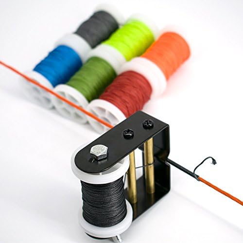 Bow String Serving Jig Bow String Serving Thread 30 Meter/Roll 0.021" Diameter for Various Bows (CT017,Black Jig)