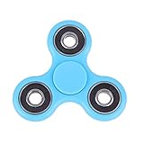 Fidget Hand Spinner, Efly Tri-Spinner Fidget Toy Stress Reducer Ceramic Bearing - Perfect For ADD, ADHD, Anxiety, and Autism Adult Children (Light blue)
