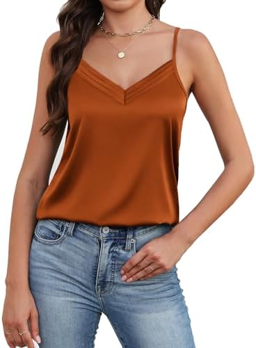 Women's Sexy Silk Crop Tops Satin Loose Camisole Bandeau Sexy