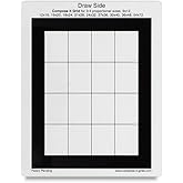 Compose-It Grid 3:4 8x10" - Clear