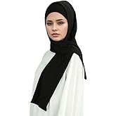 Yeieeo Muslim Inner Hijab With Button Cap for Women Turban Underscarf Undercap Bonnet Islamic Jersey Tube Caps