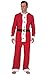 PajamaGram Santa Suit Christmas Matching Family Pajama Set, Red
