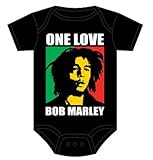 Bob Marley One Love Infant Baby Romper Snapsuit