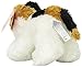 Aurora® Adorable Mini Flopsie™ Esmeralda™ Stuffed Animal - Playful Ease - Timeless Companions - White 8 Inches