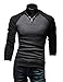 Coofandy Men's Long Sleeve T-shirt Casual Tee Cotton Raglan Shirts