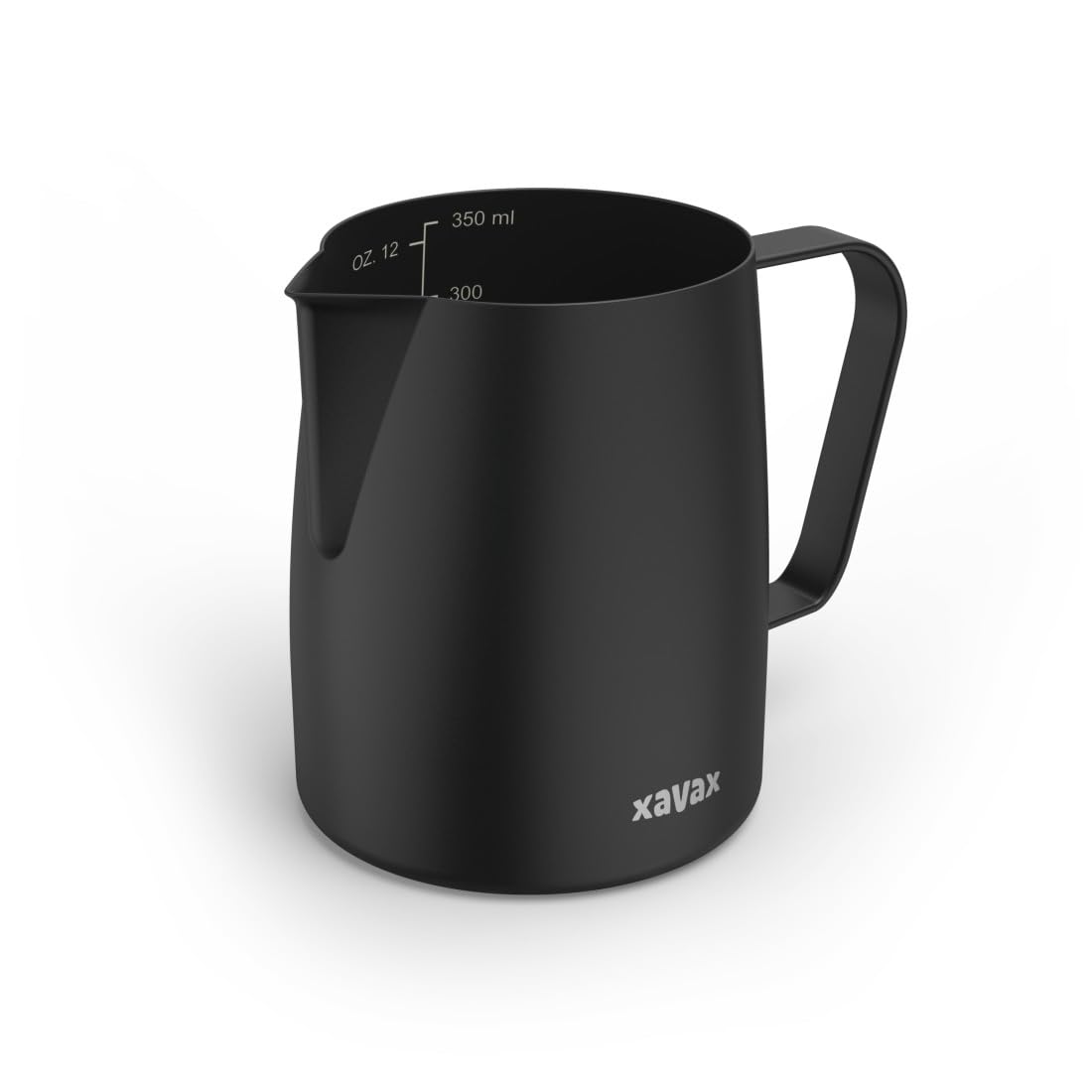 Xavax Milk jug, Stainless Steel, Black