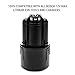 2 Packs 2500mAh BAT411 Replace for Bosch 12V/10.8V Battery Lithium BAT420 BAT411A BAT412