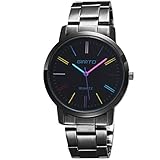 Women's watch Quartz Analog Black Fashion Dress Wrist Watch for Women