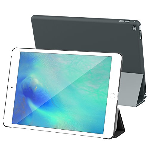 iPad Pro Case, JETech iPad Pro Case Cover for Apple iPad Pro 12.9" 2015 with Auto Sleep / Wake Function (Dark Grey) - 3153
