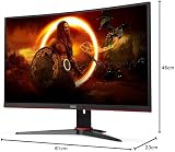 AOC Gaming C27G2E 27" FHD Curved Monitor 165Hz 1ms VA Low Input Lag view 8