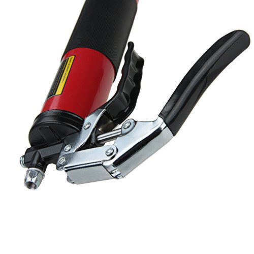 6000 PSI Heavy Duty Professional Quality Pistol Grip Style Grease Gun with 14.5 Oz. grease,Includes 18 inch Flex Hose