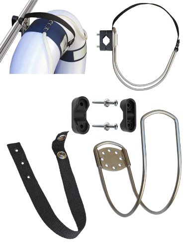Marine-Boat-Stainless-Steel-Rail-Mount-Life-Ring-Buoy-Bracket-Holder-Five-Oceans Marine-Boat-Stainless-Steel-Rail-Mount-Life-Ring-Buoy-Bracket-Holder-Five-Oceans