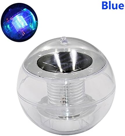 BaDou NEW Solar Powered Retro Bulb String Yard Night Outdoor Path Light Lamp Light for Garden Outdoor Fairy Summer Lamp (Blue)