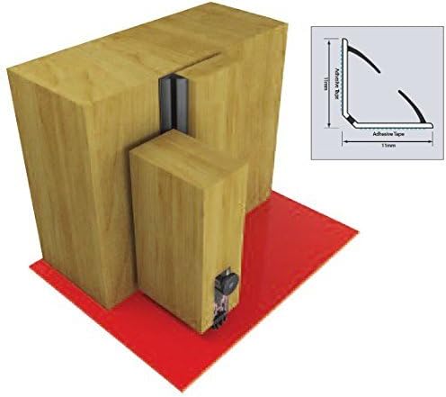 Acoustic Corner Seals, Single Door Set, Black by FirePlug
