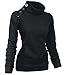 Dressation Women's Cotton Sport Pullover Sweatshirt Hoodie