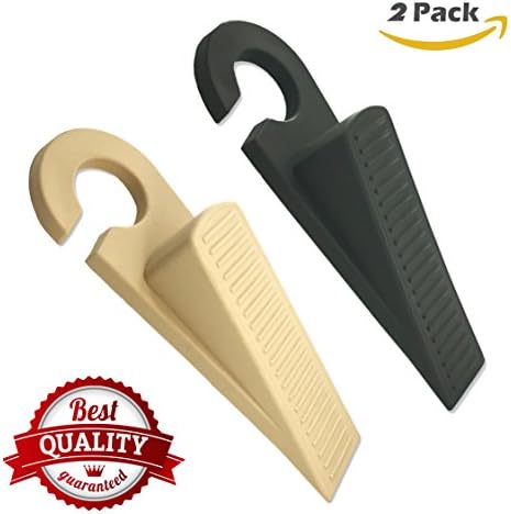 Premium Door stopper by ByToBa - 2 Pack Heavy Duty Rubber Universal &amp; Usefull Rubber Doorstop for All Surfaces