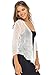 Back From Bali Womens Lightweight Knit Cardigan Shrug Lite Sheer White