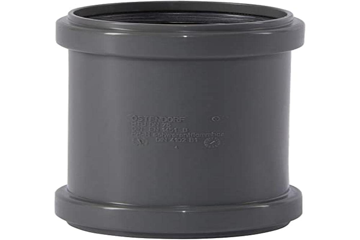 Ostendorf K12978 HTsafe Sliding Sleeve, Gray, dn75