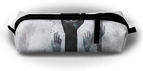EWFBVa Durable Zipper Stationery Bag Grunge Hands Illuminati Alex Cherry Arms Raised Big Capacity Pencil Case