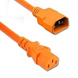 0.5M(1ft 6in) Universal Wire Orange IEC C14 to IEC