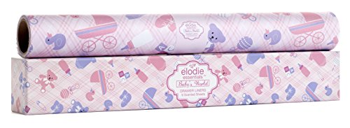 Scented Drawer Liners For Baby Girl Baby Powder Fragrance Pink