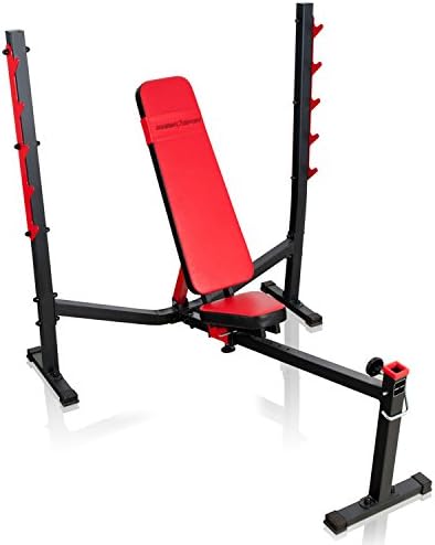 Marbo Sport Banc De Musculation Reglable Avec Chandelles Integrees Charge Max 300 Kg Ms L106 Amazon Fr Sports Et Loisirs