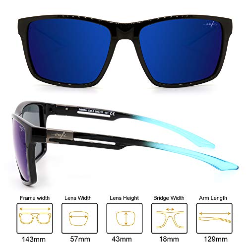 INFI Fishing Polarized Sunglasses for Men Driving Running Golf Sports Glasses Square UV Protection Designer Style Unisex - Image 3
