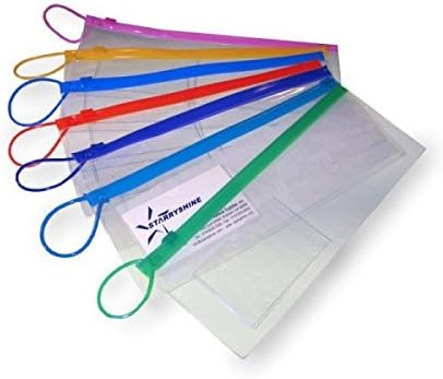 48 PC Dental Carrying Case w/Card Holder (Zip Lock Patient Pack 4"x10") 6 Attractive Color for Patients Toothbrush Case | Dental Zipper Pouch | Patient Giveaway Bags (Pink)