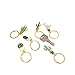 Cute Creative Cactus Shaped Key Chains Key Rings Pendants 6PCS