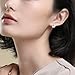 SA 925 Sterling Silver Star Earrings, Flat Back Earrings Silver Jewelry Cute Ear Rings For Birthday Party Gift Sparkly Statement Fashion Stud Earring