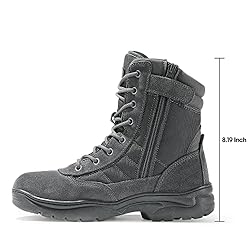 NORTIV 8 Mens Military Tactical Work Boots Side