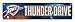 Rico Industries NBA Oklahoma City Thunder 16-Inch Plastic Street Sign Décor