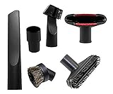 Wonlives Universal Replacement 32mm (1 1/4 inch) Vacuum Cleaner Accessories Brush Kit for Standard Hose