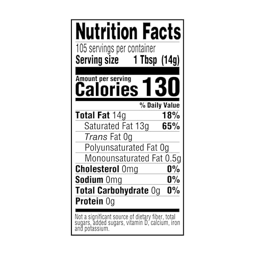 AMAZON GROCERY, ORGANIC VIRGIN COCONUT OIL, 54 FL OZ (PREVIOUSLY HAPPY BELLY, PACKAGING MAY VARY)