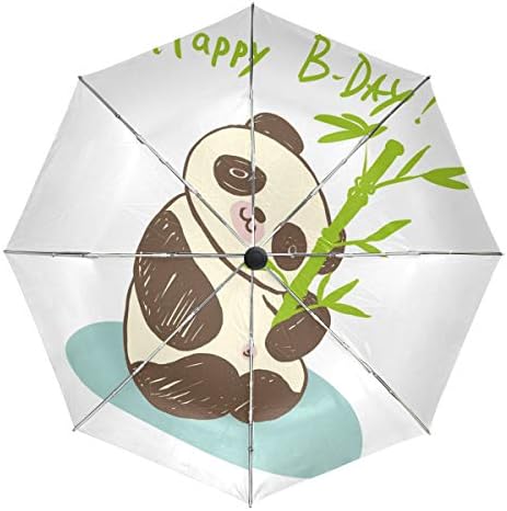 Akiraki 日傘 軽量 Uvカット 遮光 折りたたみ傘 ワンタッチ 自動開閉 レディース メンズ パンダ 竹 おもしろ かわいい アニマル 動物柄 ホワイト 折り畳み傘 晴雨兼用 断熱 耐強風 雨傘 傘 撥水加工 紫外線対策 収納ポーチ付き Mymauve Com
