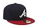 New Era 59FIFTY Atlanta Braves Navy/Red MLB 2017 Authentic Collection On Field Home Cap Size 7 5/8