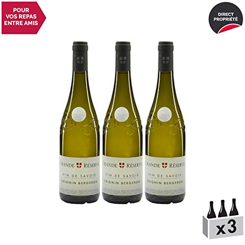 Vin de Savoie Grande Réserve Chignin Bergeron Blanc 2018 - Maison Perret - Vin AOC Blanc de Savoie - Bugey - Cépage…