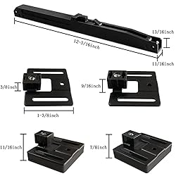 Enconker 2PCS Hole-Free Barn Door Soft Close