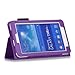 Galaxy Tab 3 Lite 7.0 / Galaxy Tab E Lite 7.0 Case - SHEROX Premium Folio Leather Case for Samsung Galaxy Tab 3 Lite 7.0 / Galaxy Tab E Lite 7.0 Inch Tablet (Purple)