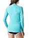 Tesla TM-FSR24-AQA_Small Women's UPF 50+ Regular-Fit Long Sleeve Athletic Rashguard FSR24