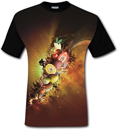 LZQ Tshirt Man 100% Cotton New Awesome Tshirts 3D Original With Fruits Climber For Men S