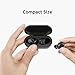 True Wireless Earbuds, Funcl W1 Bluetooth Earbuds 5.0 Mini Wireless Headphones TWS in-Ear Waterproof Earphones with 3D Stereo Hi-Fi Sound, Touch Control, 18H Playtime, Mic, Charging Case (Black)