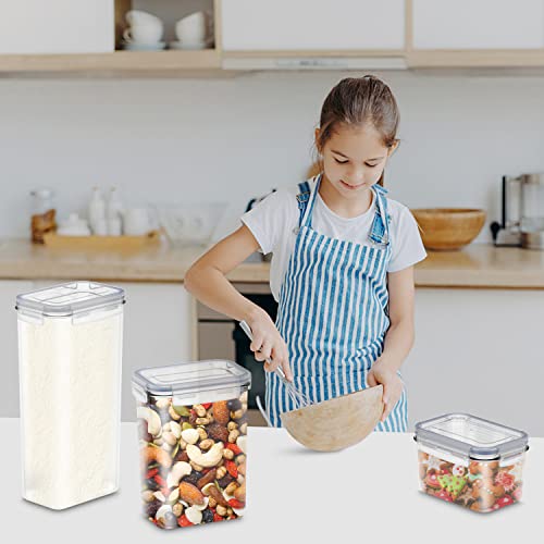 Airtight Food Storage Containers with Lids, 14 PCS Plastic Cereal