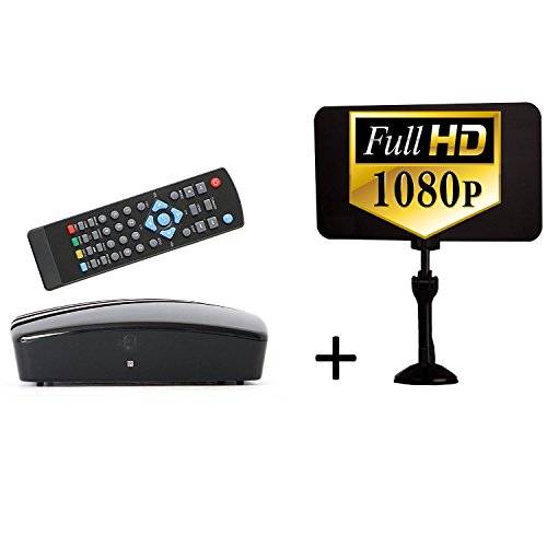 Buy eXuby Digital Converter Box for TV + Antenna Bundle to View and