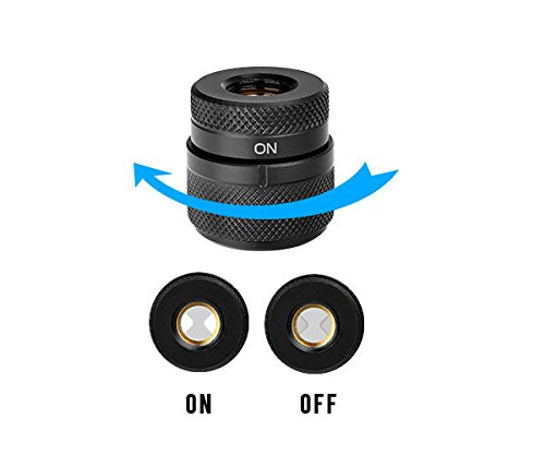 Thermaltake CL-W087-CU00BL-A Pacific Drain Valve – Black