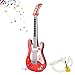 M SANMERSEN Kids Guitar, Kids Guitar for Girls Boys, Electric Toy Guitar Music Instruments Party Favor Birthday Gift for Kids