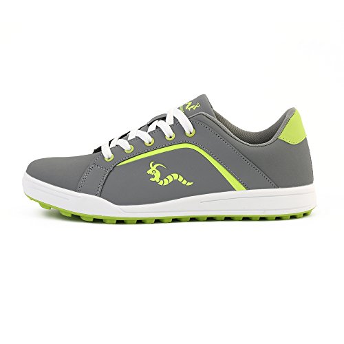 Woodworm Golf Surge V3 Mens Golf Shoes Grey/Neon Size 10 - Thumbnail 3